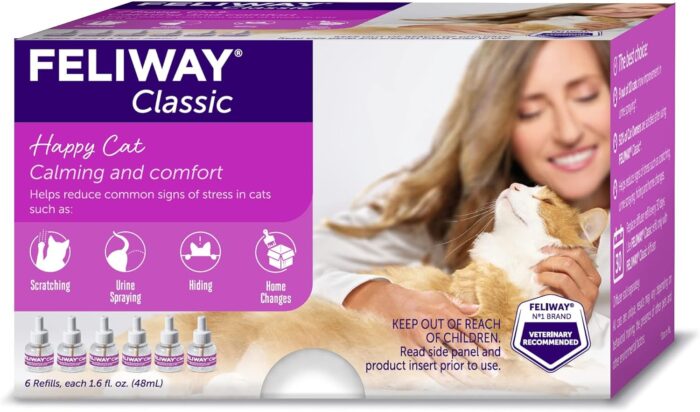 FELIWAY Classic Cat Calming Pheromone, 30 Day Refill - 6 Pack - Image 2