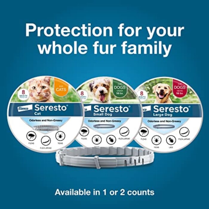 Seresto Large Dog Vet-Recommended Flea & Tick Treatment & Prevention Collar for Dogs Over 18 lbs. | 8 Months Protection - Image 4