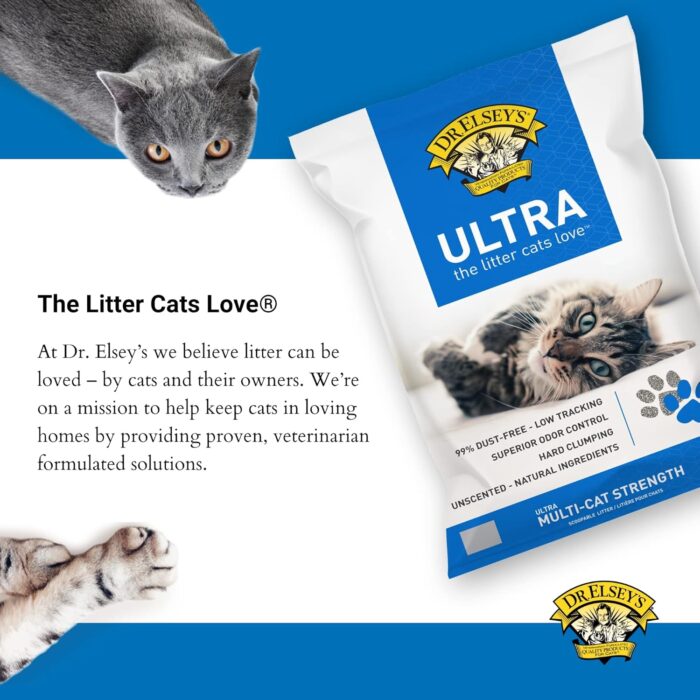 Dr. Elsey's Ultra Premium Clumping Cat Litter, 40 pound bag ( Pack May Vary ) - Image 2