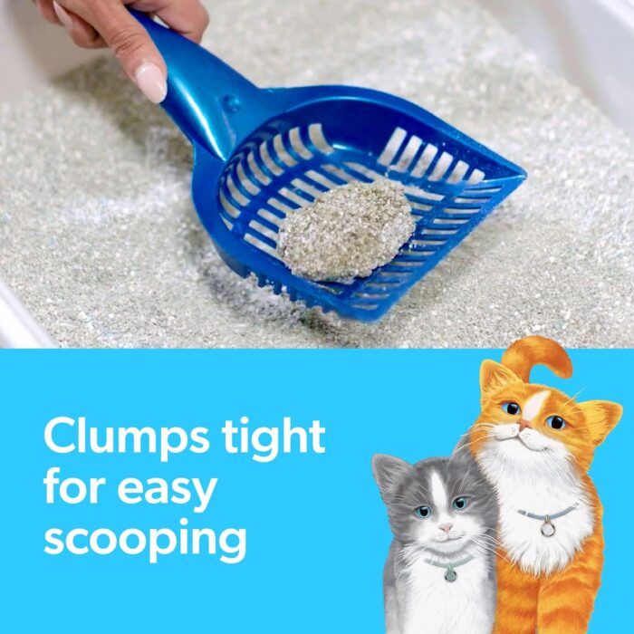 Fresh Step Clumping Cat Litter, Multi-Cat, Long Lasting Odor Control Kitty Litter with Activated Charcoal, Low Dust Formula, 14 lb - Image 4