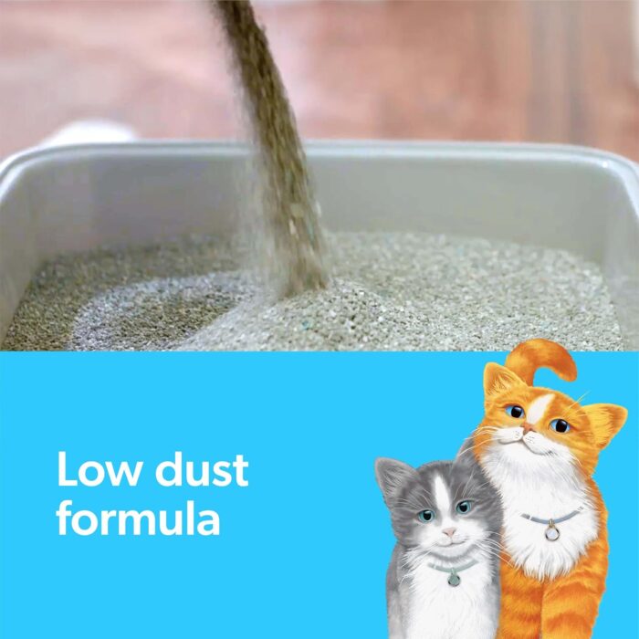 Fresh Step Clumping Cat Litter, Multi-Cat, Long Lasting Odor Control Kitty Litter with Activated Charcoal, Low Dust Formula, 14 lb - Image 6