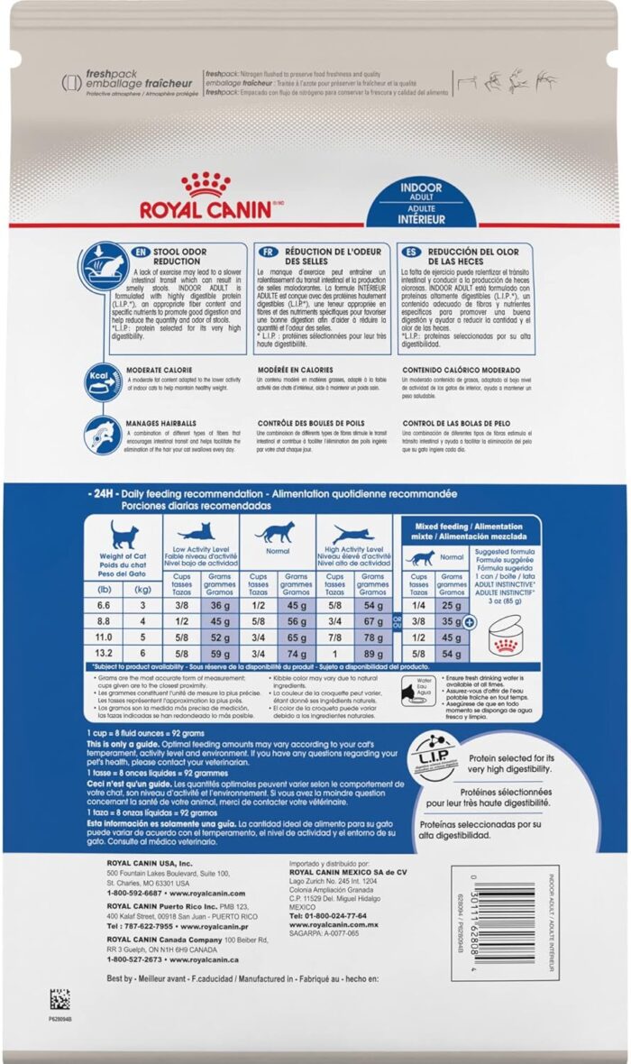 Royal Canin Feline Health Nutrition Indoor Adult Dry Cat Food, 7-Pound - Image 2