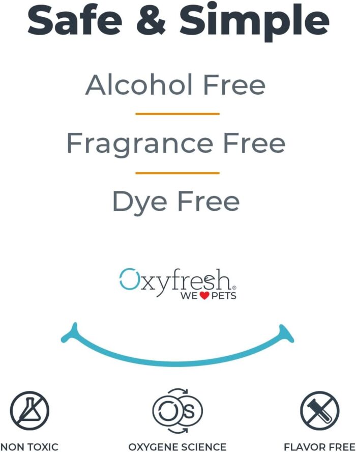 Oxyfresh Premium Pet Dental Care Solution Pet Water Additive: Best Way to Eliminate Bad Dog Breath and Cat Bad Breath - Fights Tartar & Plaque - So Easy, Just Add to Water! Vet Recommended 16 oz. - Image 9