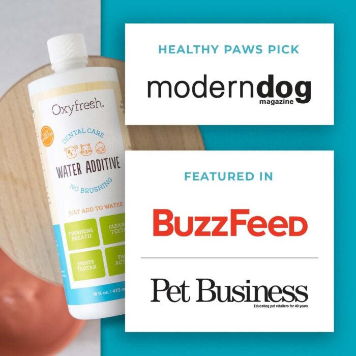 Oxyfresh Premium Pet Dental Care Solution Pet Water Additive: Best Way to Eliminate Bad Dog Breath and Cat Bad Breath - Fights Tartar & Plaque - So Easy, Just Add to Water! Vet Recommended 16 oz. - Image 2