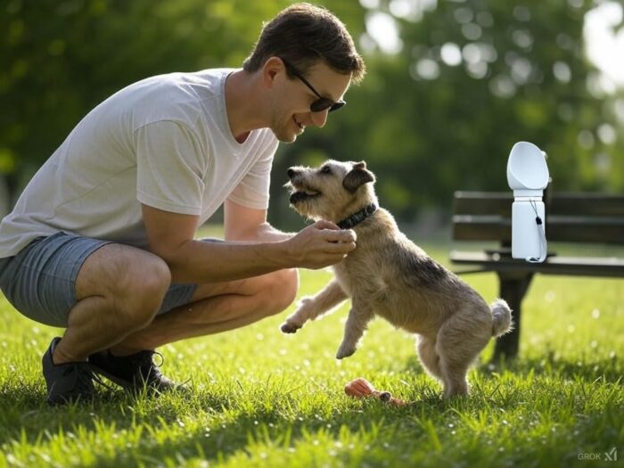 Collapsible Portable Dog Water Bottle & Bowl – Leak-Proof Pet Water Bottle for Dogs, Travel & Walking Accessory - Image 6
