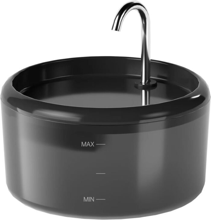 Cat Water Fountain for Cats Indoor: 80oz/2.4L Cat Fountains for Drinking - Quiet Pet Watering Bowls for Cats Inside - Black Kitten Waterer Supplies - for Small and Medium Animals - Image 12