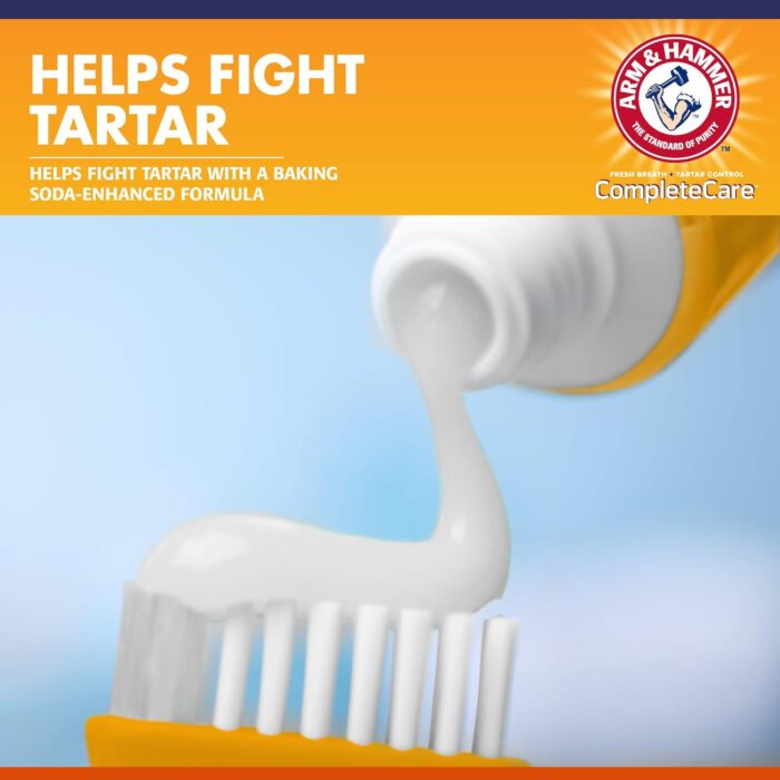 Arm & Hammer Complete Care Enzymatic Dog Toothpaste, 6.2 oz - Dog Toothpaste for Puppies and Adult Dogs, Arm and Hammer Toothpaste for Dogs - Pet Toothpaste, Dog Dental Care and Clean Dog Teeth - Image 6