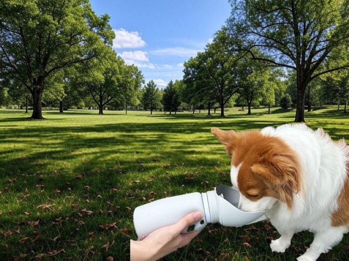 Collapsible Portable Dog Water Bottle & Bowl – Leak-Proof Pet Water Bottle for Dogs, Travel & Walking Accessory - Image 4