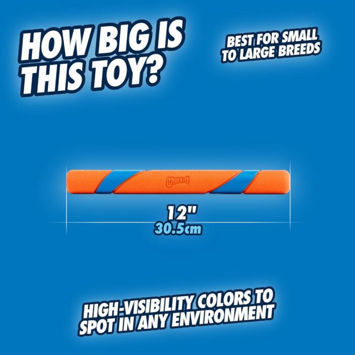 Petmate CHUCKIT! Ultra Fetch Stick Durable Rubber Medium Dog Toy - Image 4