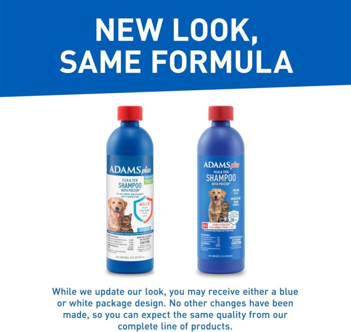 Plus Flea & Tick Shampoo with Precor for Cats, Kittens, Dogs & Puppies Over 12 Weeks Of Age Sensitive Skin Flea Treatment | Kills Adult Fleas, Flea Eggs, Ticks, and Lice| 12 Ounces - Image 10