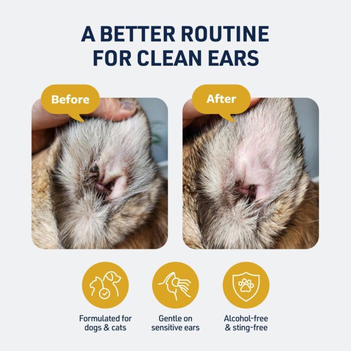 Veterinary Formula Clinical Care Ear Therapy Wipes, 100ct – Cat and Dog Ear Cleaner – Help Relieve Itchy Ears Quickly & Effectively Remove Dirt, Debris, and Foul Odor - Image 6