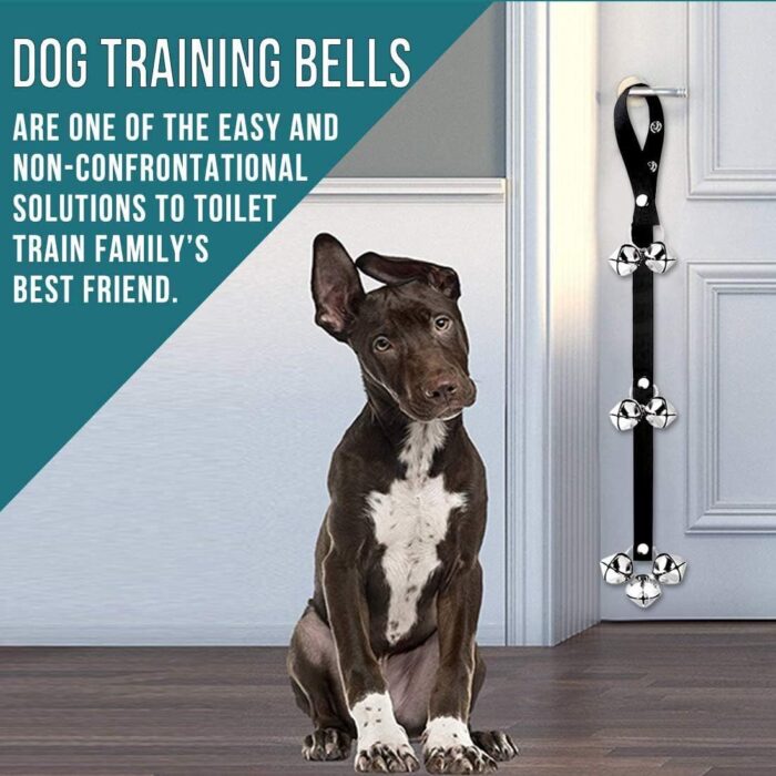 BLUETREE Dog Doorbells Premium Quality Training Potty Great Dog Bells Adjustable Door Bell Dog Bells for Potty Training Your Puppy The Easy Way - 7 Extra Large Loud 1.4 DoorBells - Image 4