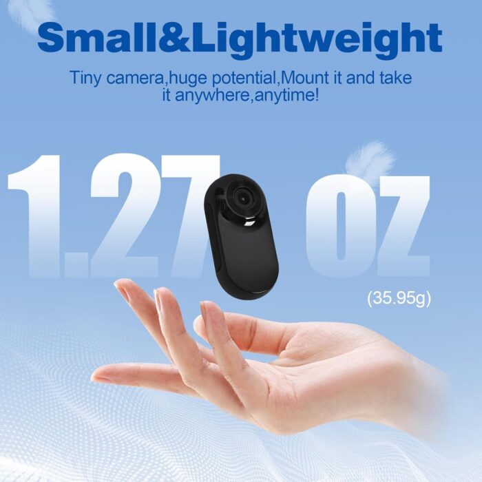 1080p HD Cat Dog Pet Camera Collar Sports Camera Baby Monitor No WiFi Video Record Indoor/Outdoor All Activities Pet Supplies and Monitors Gift, Birthday Gift Black - Image 5