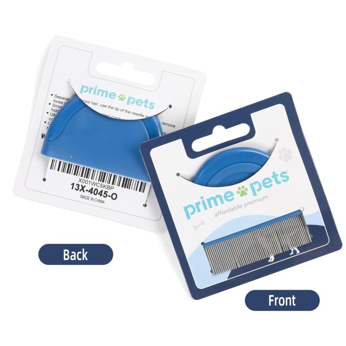 PrimePets Flea Comb for Cat Dog, Pet Hair Removal Comb - Image 6