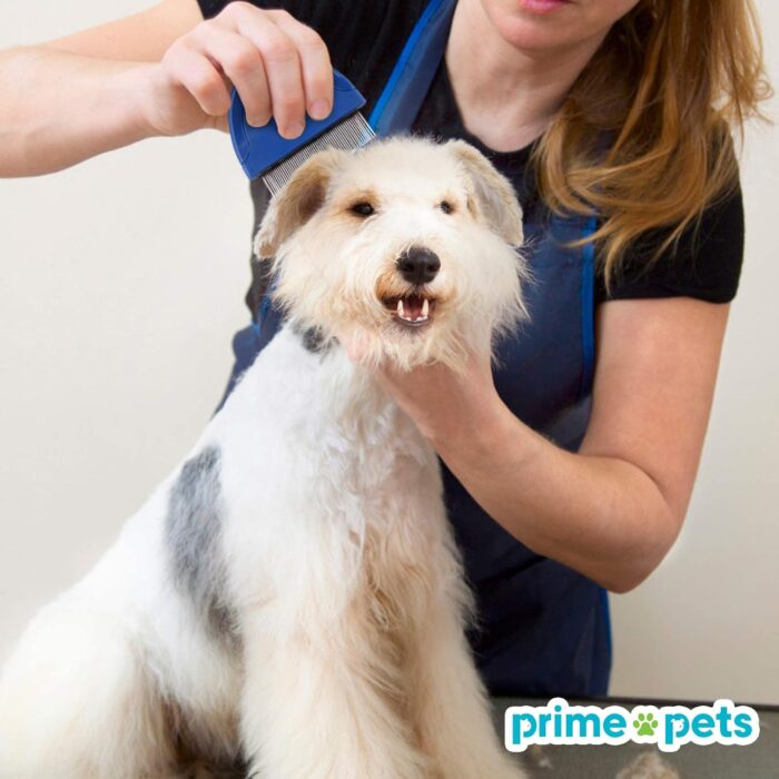 PrimePets Flea Comb for Cat Dog, Pet Hair Removal Comb - Image 5