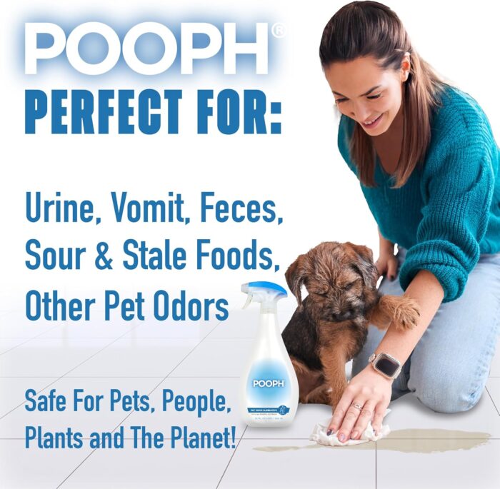 Pooph Pet Odor Eliminator, 32oz Spray, 2-Pack - Dismantles Odors on a Molecular Basis, Dogs, Cats, Freshener, Eliminator, Urine, Poop, Pee, Deodorizer, Natures, Puppy, Fresh, Clean, Furniture, Potty - Image 6