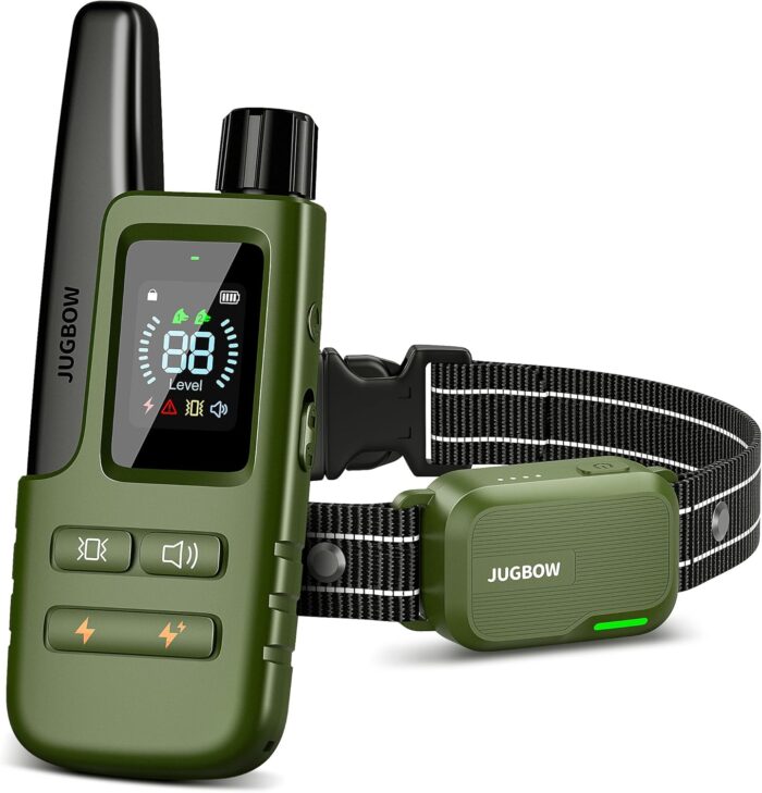 Jugbow Dog Shock Collar - 4200FT Dog Training Collar with Remote Innovative IPX7 Waterproof with 4 Training Modes, Rechargeable E-Collar for All Breeds - Image 5