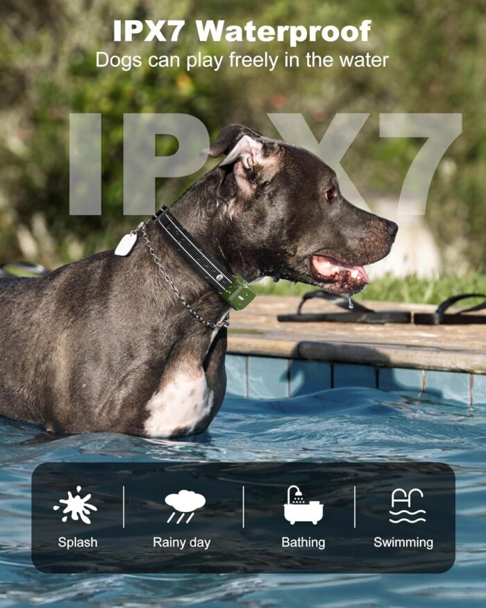 Jugbow Dog Shock Collar - 4200FT Dog Training Collar with Remote Innovative IPX7 Waterproof with 4 Training Modes, Rechargeable E-Collar for All Breeds - Image 3