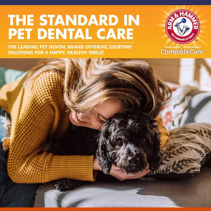 Arm & Hammer Complete Care Enzymatic Dog Toothpaste, 6.2 oz - Dog Toothpaste for Puppies and Adult Dogs, Arm and Hammer Toothpaste for Dogs - Pet Toothpaste, Dog Dental Care and Clean Dog Teeth - Image 4