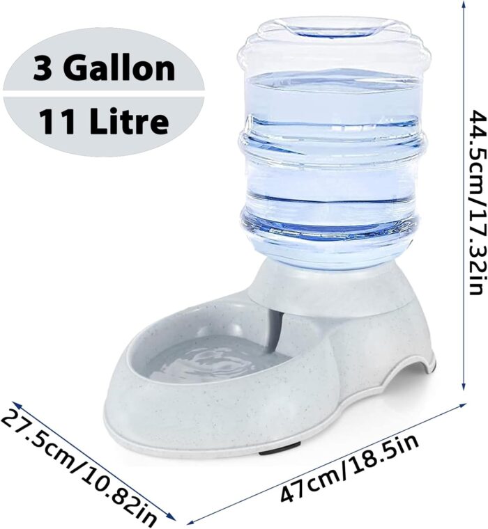 Pet Water Dispenser Station for Large Dogs and Cats,3 Gallon/11L Gravity Automatic Feeder, Cat Dog Water Fountain, Dog Water Bowl Dispenser,Large Breed Dog Drinking Fountain - Image 6