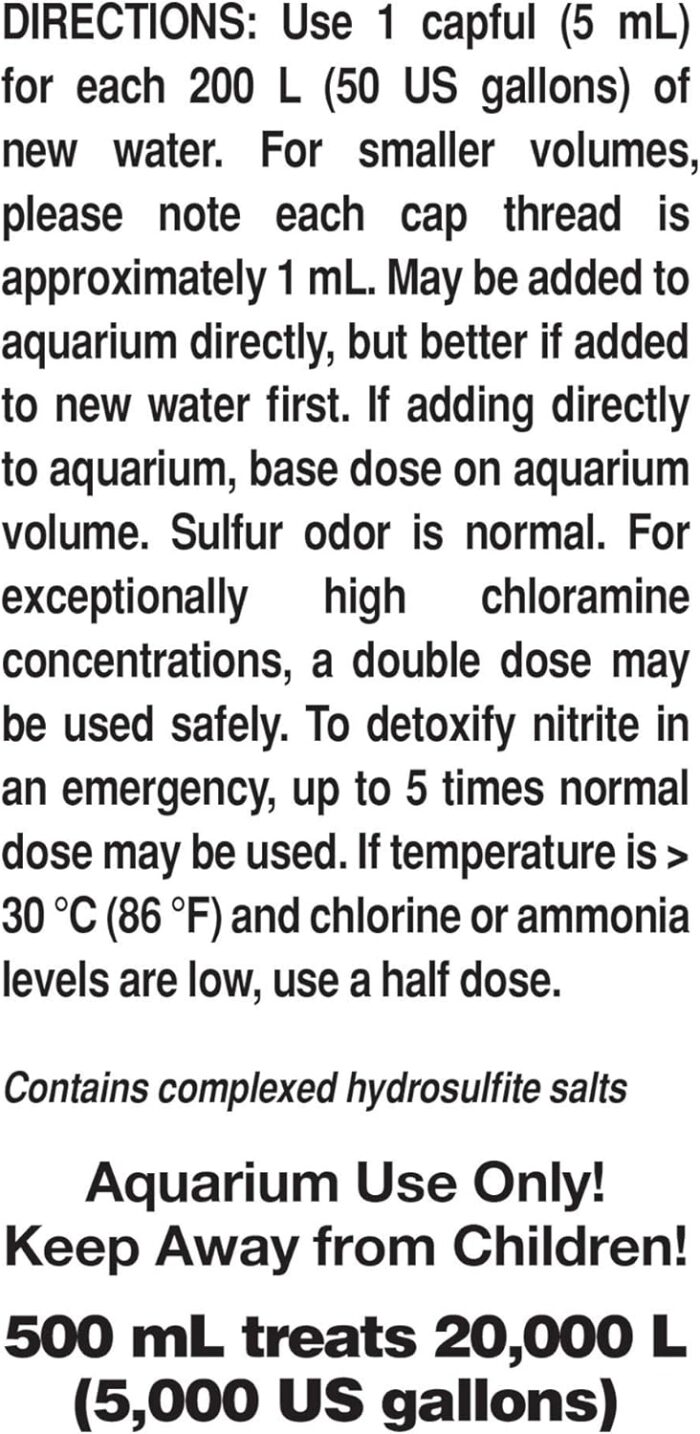 Seachem Prime Fresh and Saltwater Conditioner - Chemical Remover and Detoxifier 500 ml - Image 6