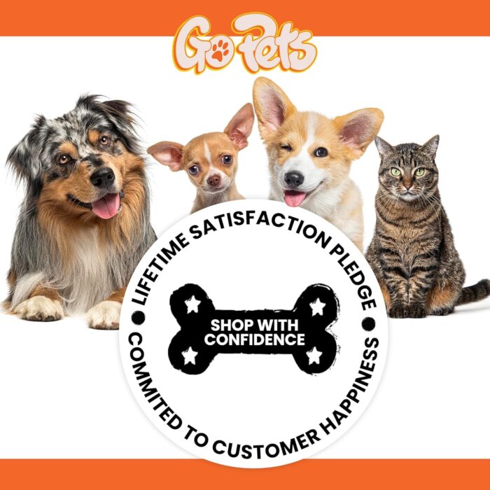 GoPets 2-Sided Dematting & Deshedding Comb for Dogs & Cats, Versatile Undercoat Detangler Brush for Shedding, Matted Hair & Fur Remover Tool, Stress-Free Pet Grooming Rake with Ergonomic Handle - Image 3