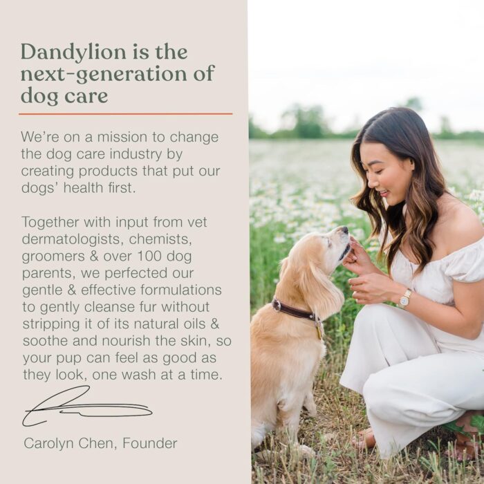 Dandylion Clean Paws | No-Rinse Dog Paw Cleaner & Puppy Paw Washer | Gentle, Fragrance-Free, pH Balanced Foaming Cleanser with Silicone Bristle Brush | Safe for All Dogs | 5 fl oz - Image 3