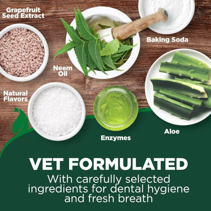 Vet’s Best Enzymatic Dog Toothpaste – Vet Formulated Dental Gel for Teeth Cleaning, Fresh Breath, Tartar Control, Plaque Remover & Oral Hygiene for Dogs, 3.5 oz - Image 2