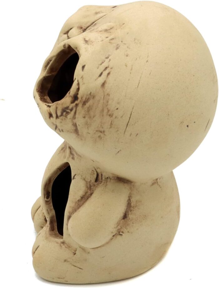 ALEGI Aquarium Ceramic Decoration Mountain, Cave Rock for Cichlids, Betta Fish Tank (Monster) - Image 3