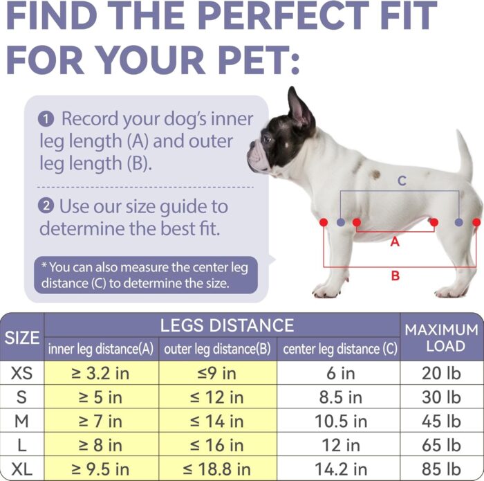 Dog Grooming Hammock Harness for Dogs & Cats with Pet Nail Clipper Trimmer - Cat Hanger Sling for Trimming Clipping Nails- Dog Hammock Restraint Bag for Small Medium Large pet （ Grey S ） - Image 3