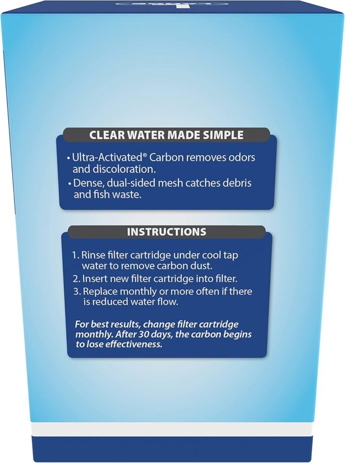 Tetra Whisper Bio-Bag Filter Cartridges For Aquariums - Ready To Use BLUE, Large, 3 Count (Pack of 1) - Image 2