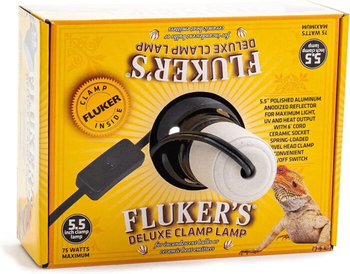 Fluker's Repta-Clamp Lamp, Heavy Duty Clamp Light For Reptile Tanks and Terrariums, UL/CUL Approved, Great for Reptile Basking, 75-Watt Maximum with On/Off Switch, 5.5" - Image 6