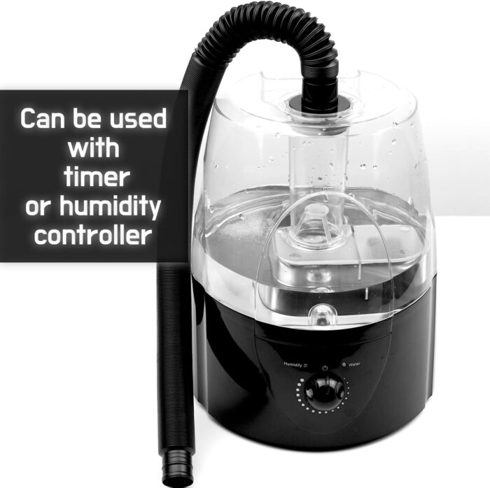 Reptile Fogger, Terrarium Humidifier, Plant Humidifier, Fog Machine Mister for Reptiles and Plants Vivarium, 3.5L Large Capacity, Ideal for Reptiles/Amphibians/Grow Room/Grow Tent Humidifiers - Image 2