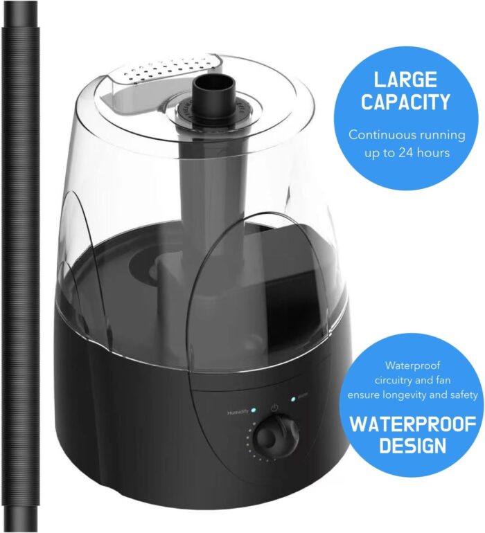Reptile Fogger, Terrarium Humidifier, Plant Humidifier, Fog Machine Mister for Reptiles and Plants Vivarium, 3.5L Large Capacity, Ideal for Reptiles/Amphibians/Grow Room/Grow Tent Humidifiers - Image 6