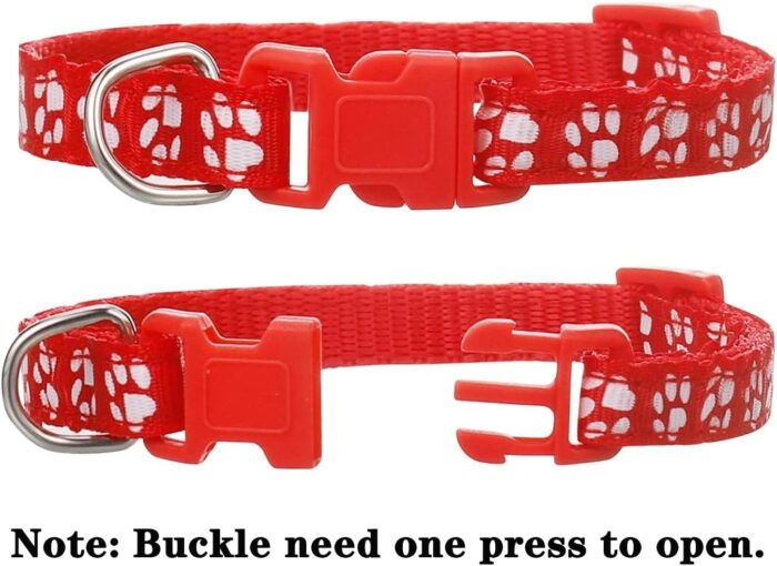 12 Pack Puppy Collars for Litter, Adjustable Puppy ID Collars Soft Nylon Whelping Collars for Newborn Litter Pets - Image 7